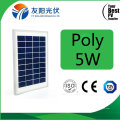 Panel solar poli de la alta calidad 5W para el sistema solar de Pico